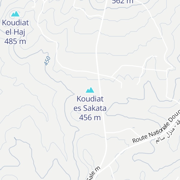 Map of Koudiat es Sakata