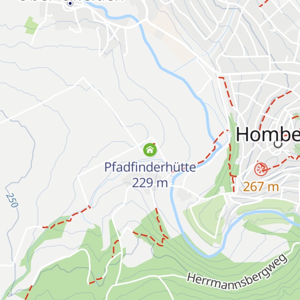 Map of Pfadfinderhütte