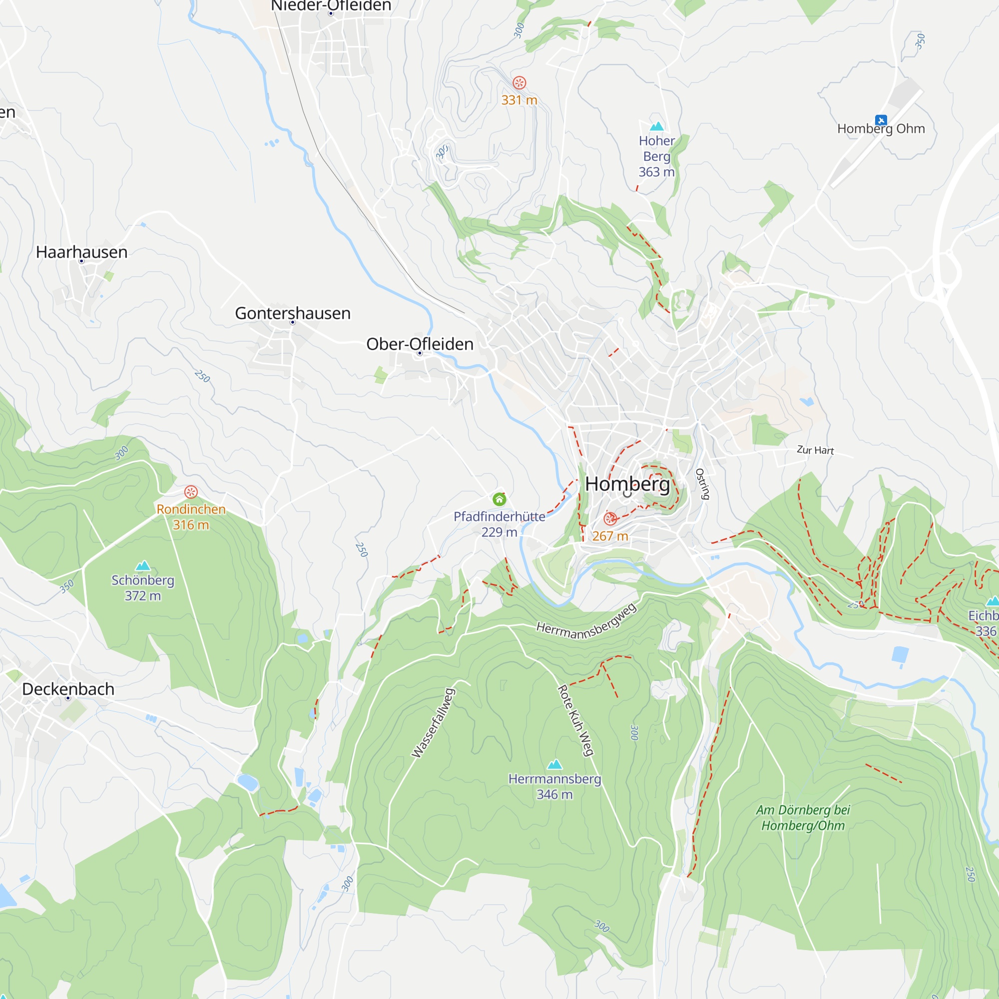 Pfadfinderhütte map