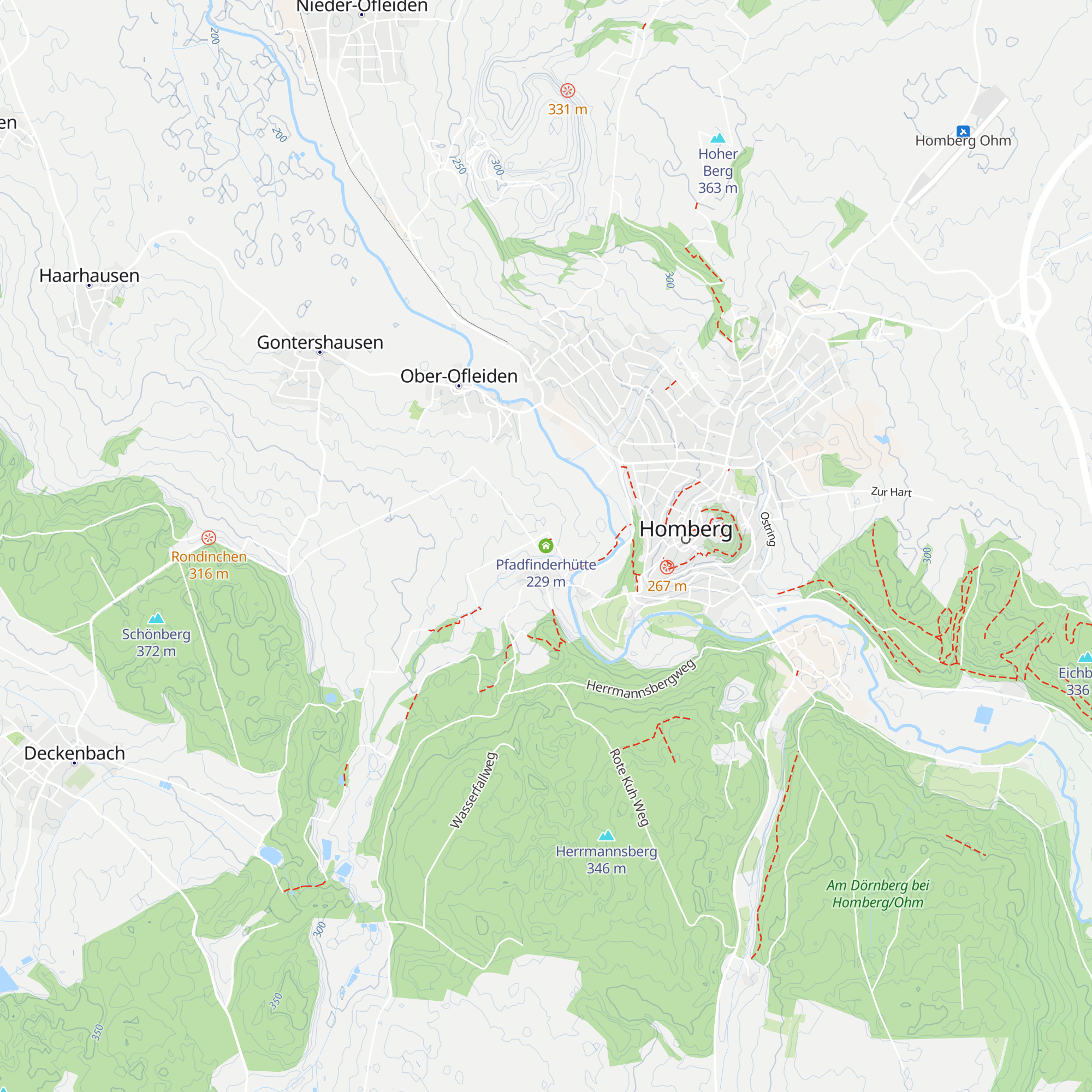 Pfadfinderhütte map