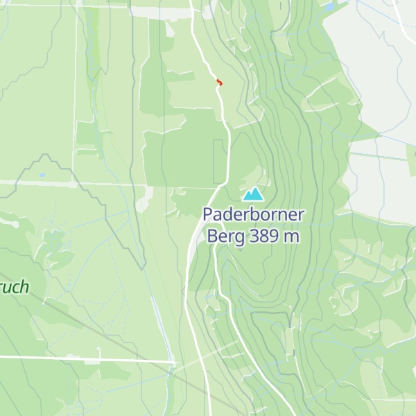 Map of Paderborner Berg Hütte