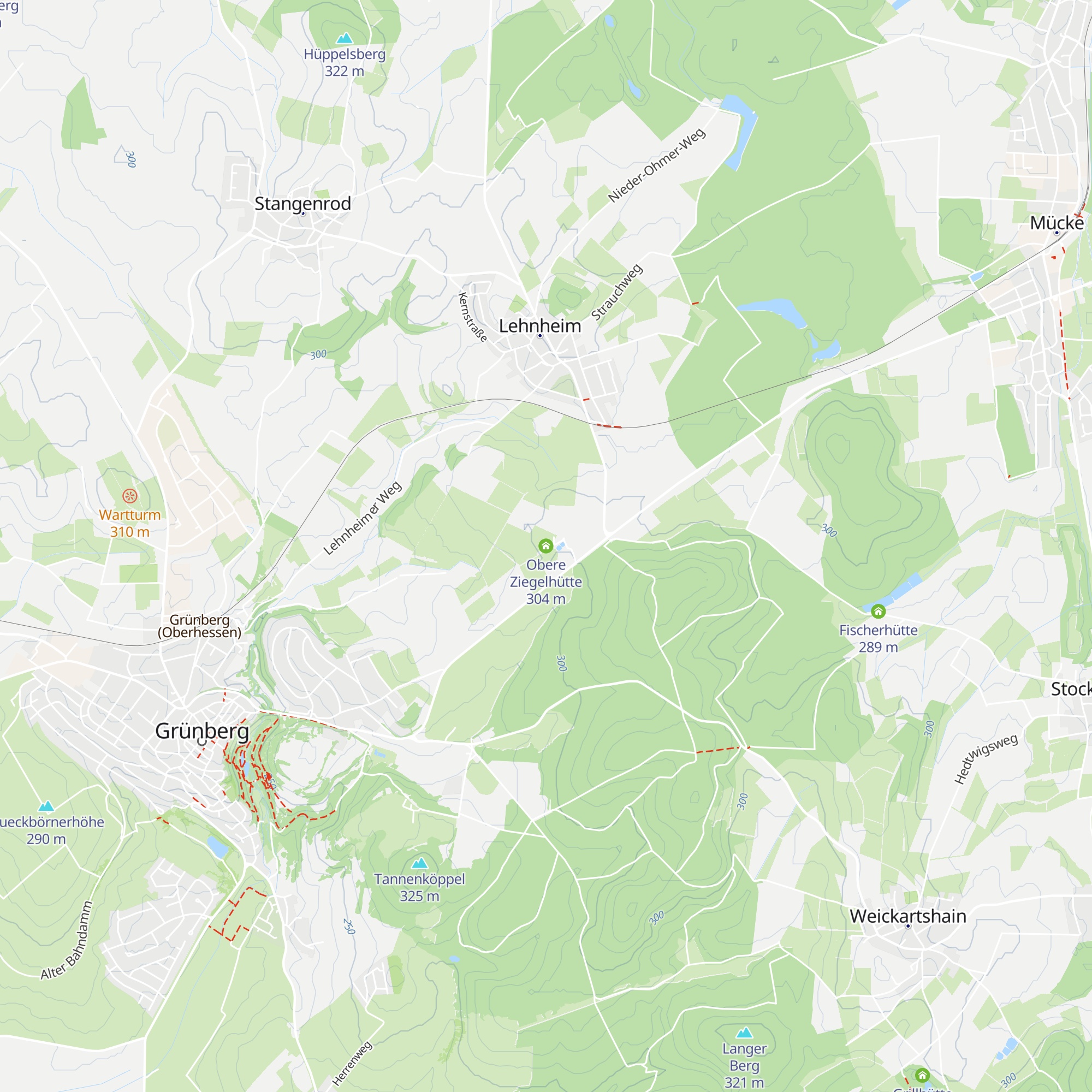 Obere Ziegelhütte map