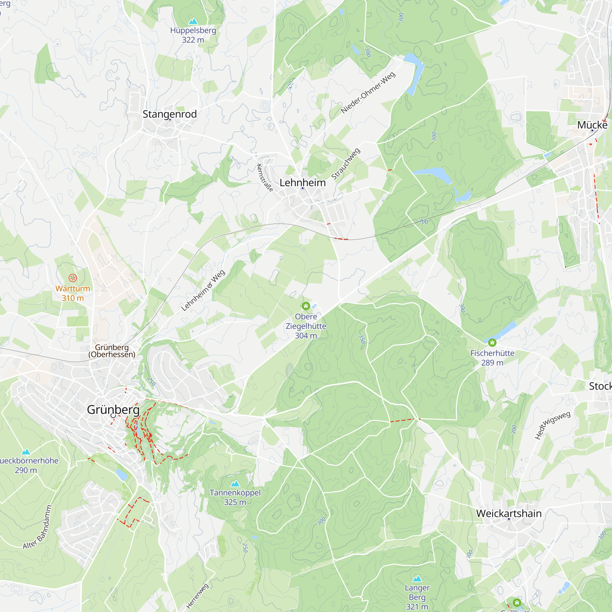Obere Ziegelhütte map