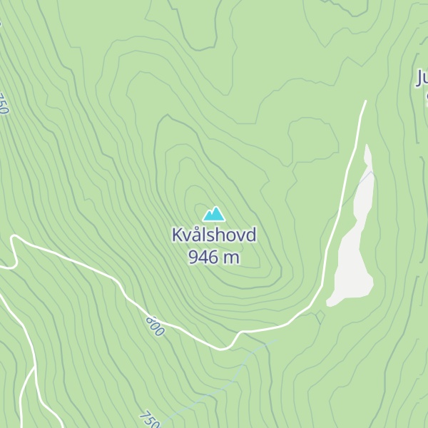 Map of Kvålshovd