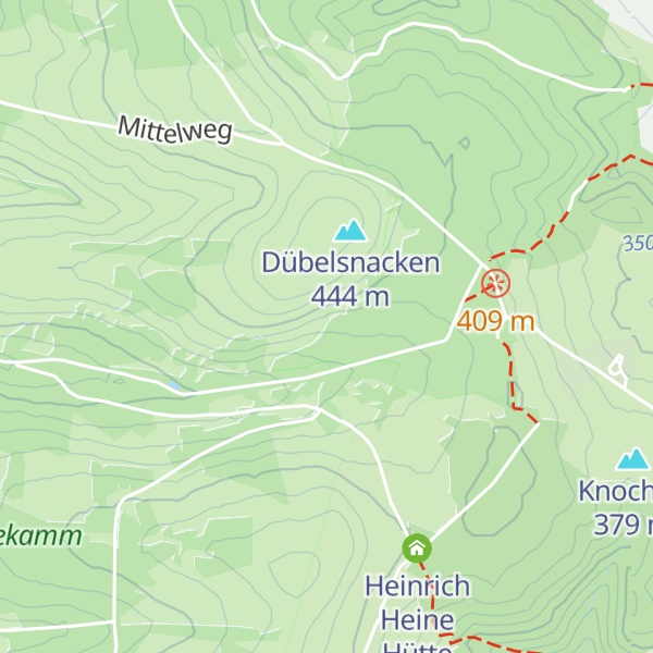 Map of Mittelalterliche Glashütte