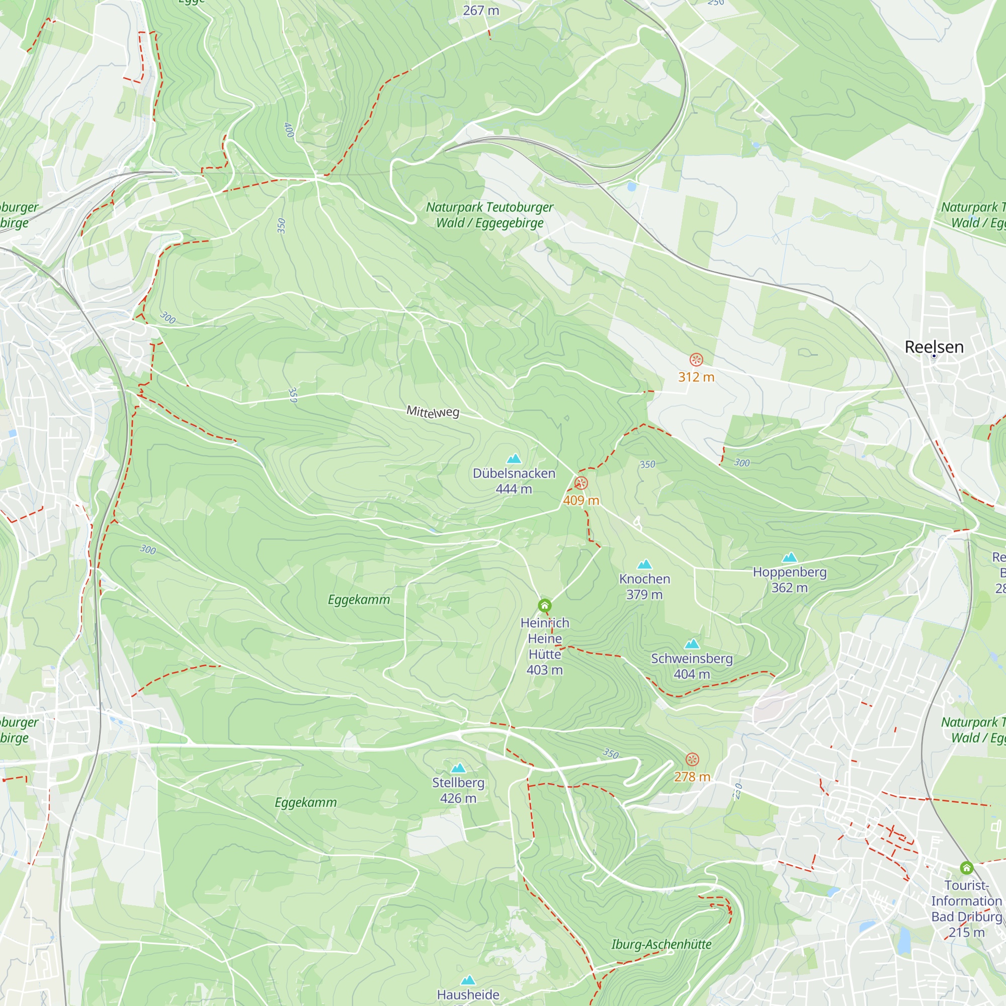 Mittelalterliche Glashütte map