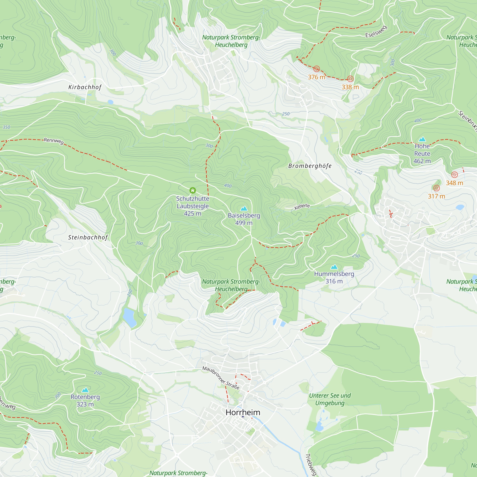 Schutzhütte Nonnensessel map
