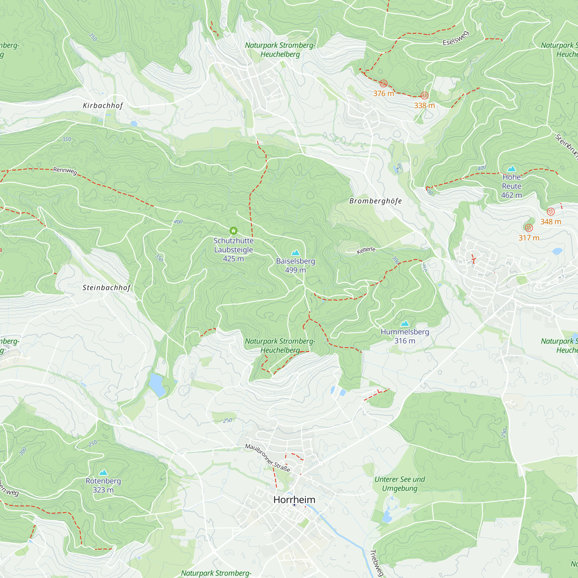 Schutzhütte Nonnensessel map