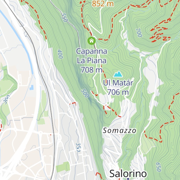 Map of Grotto Eremo San Nicolao