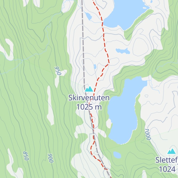 Map of Skirvenuten