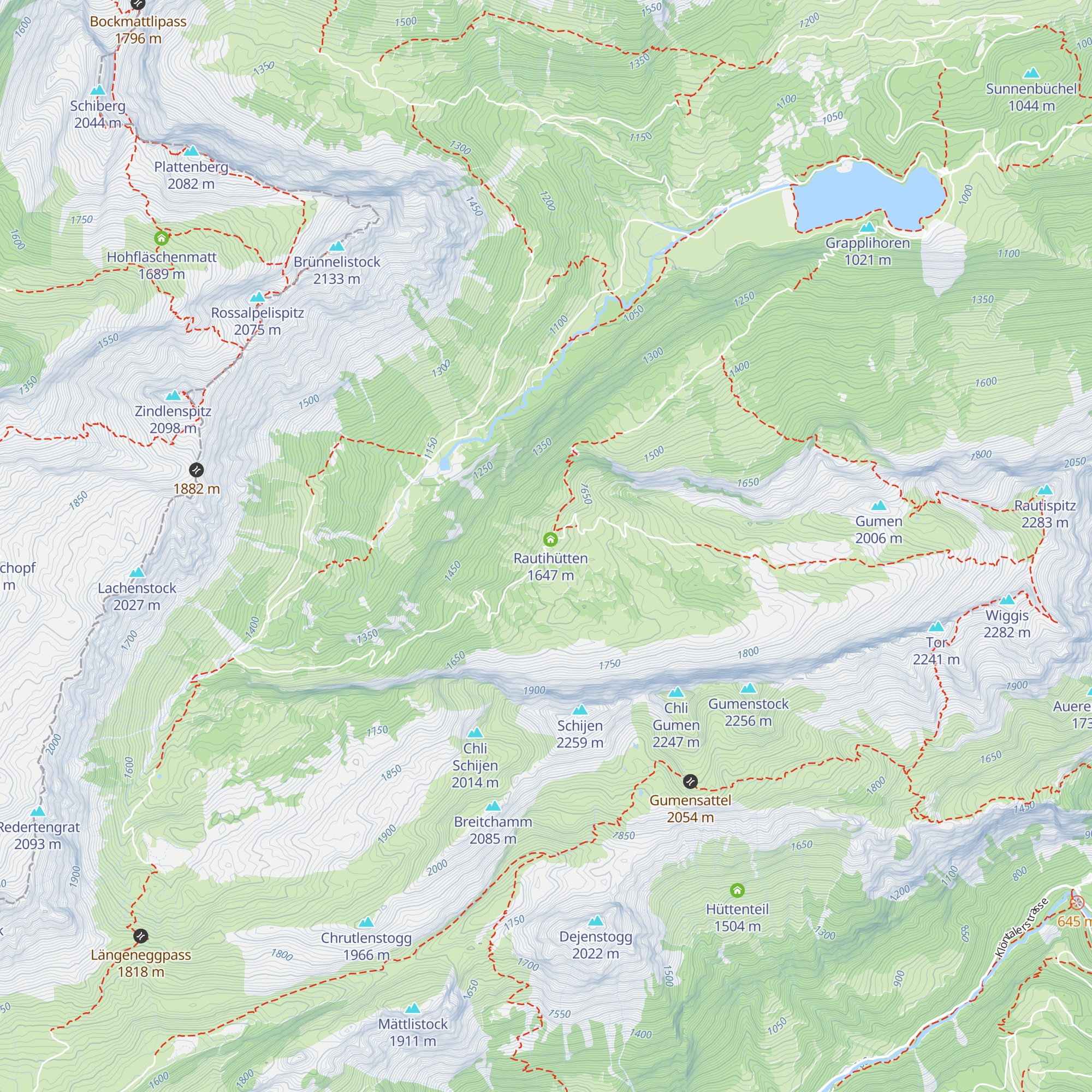 Auf den Spuren des Alpzigers map