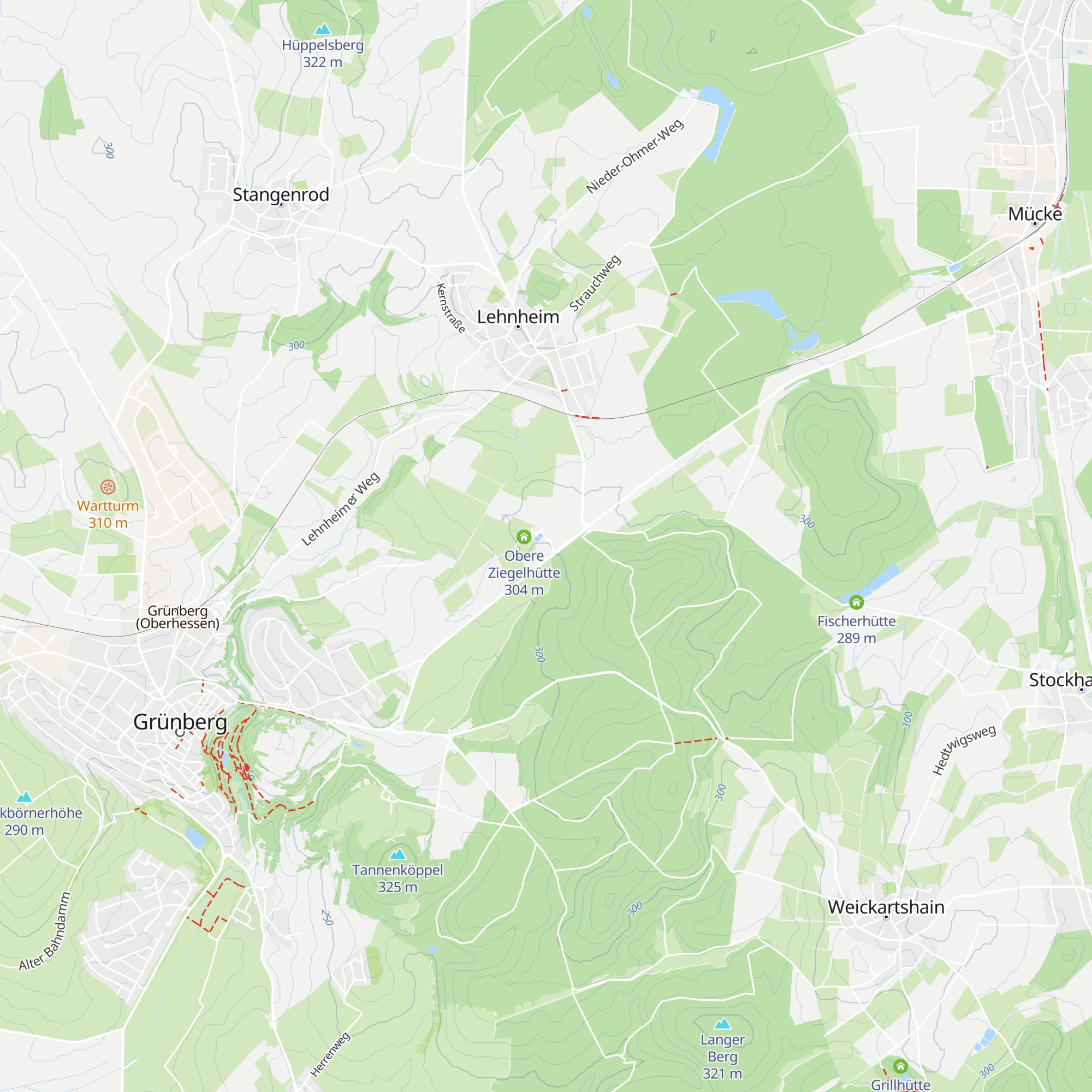 Obere Ziegelhütte map