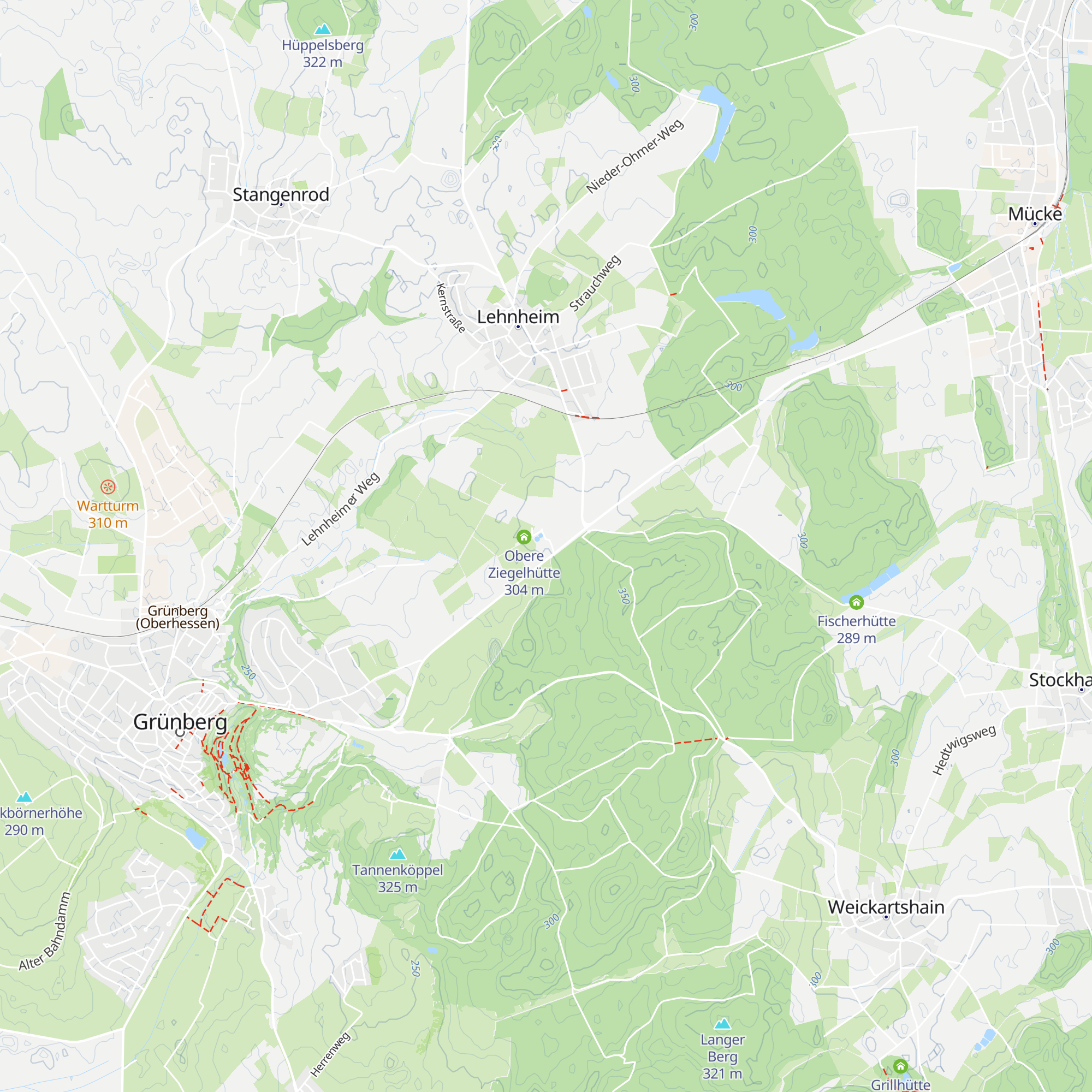 Obere Ziegelhütte map
