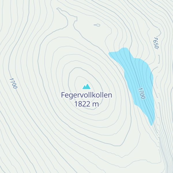 Map of Fegervollkollen