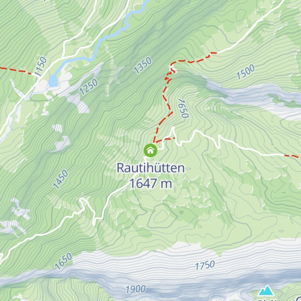 Map of Rautihütten