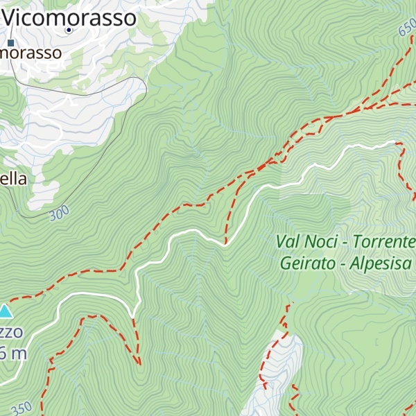 Map of Monte Butegna
