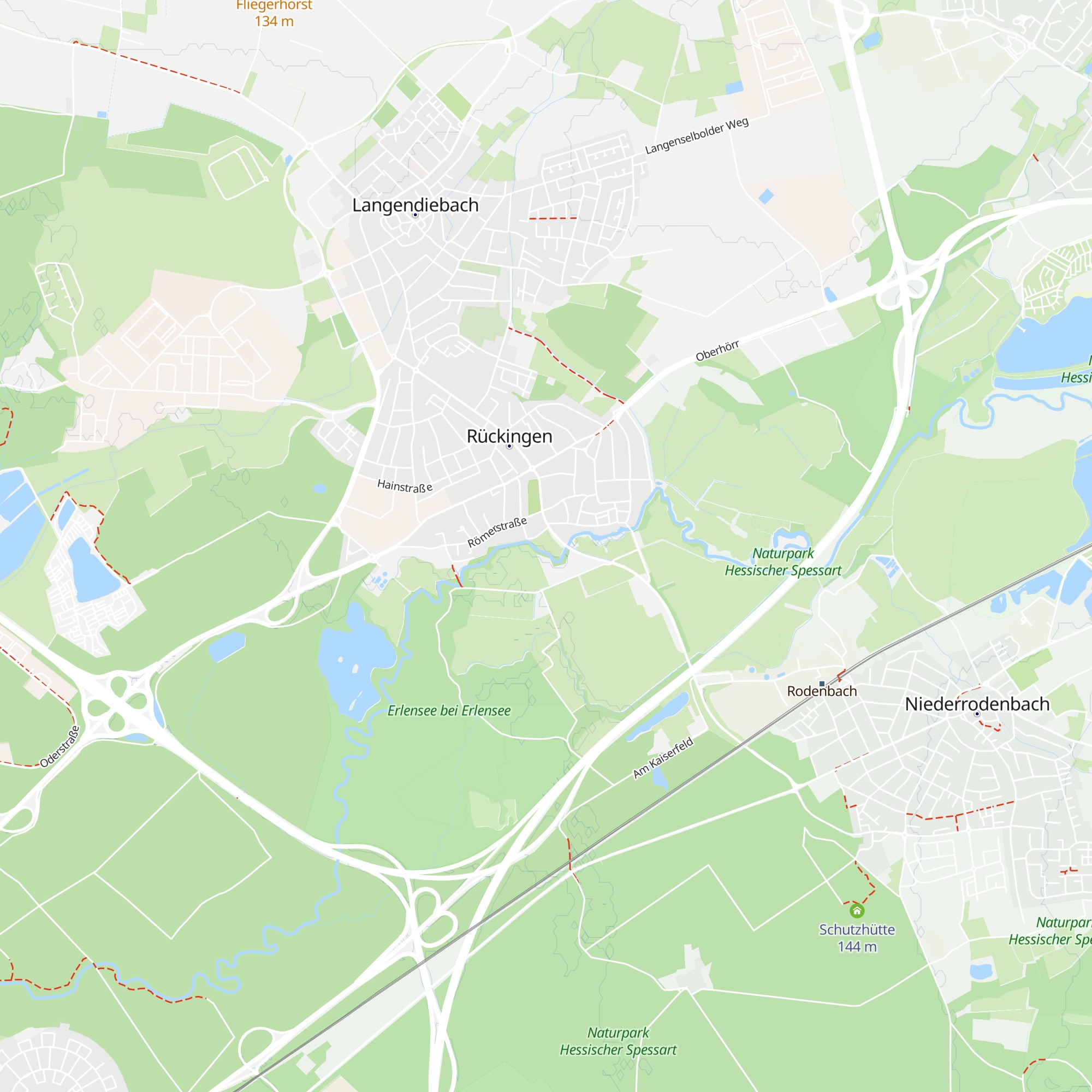 Hinter der Ziegelhütte map