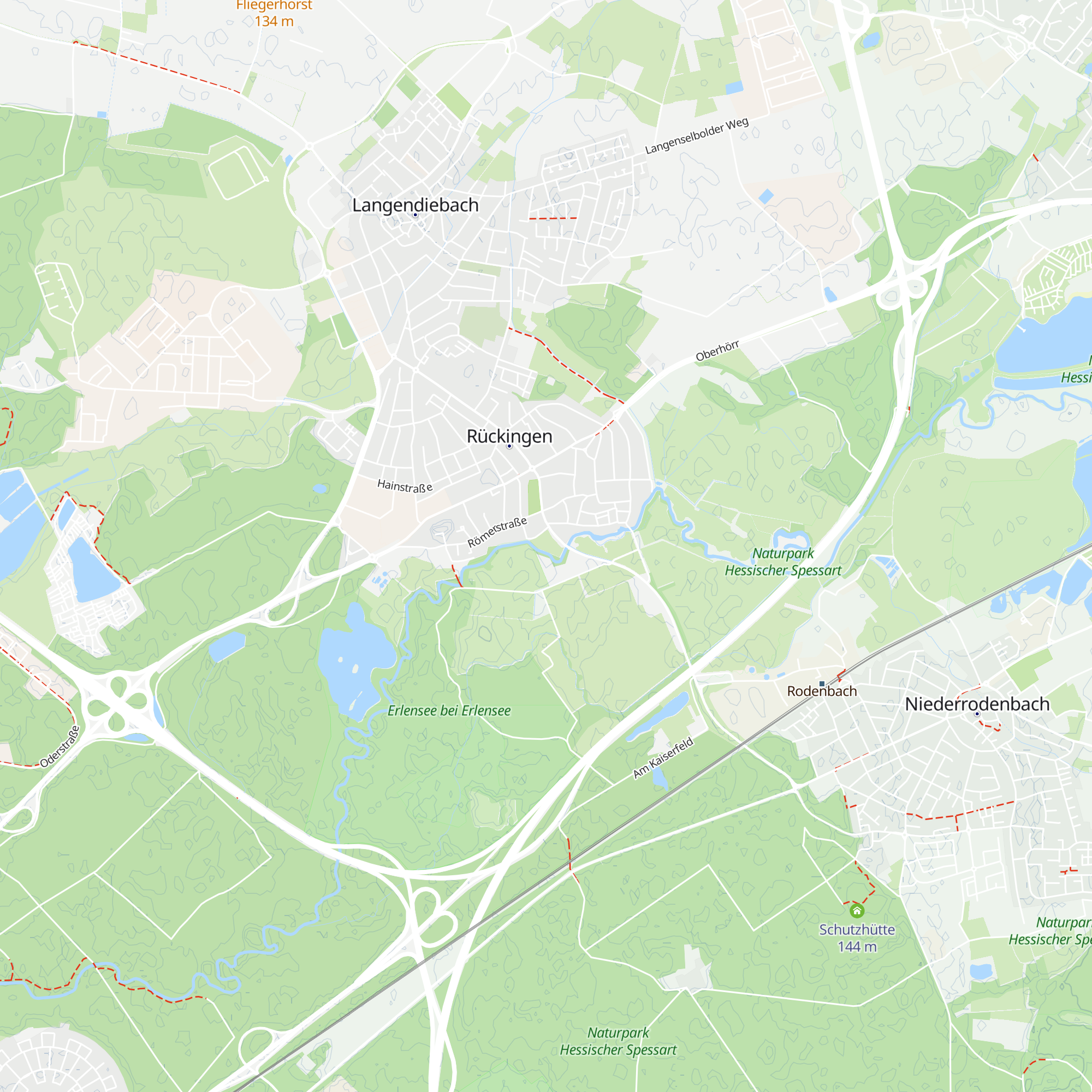 Hinter der Ziegelhütte map