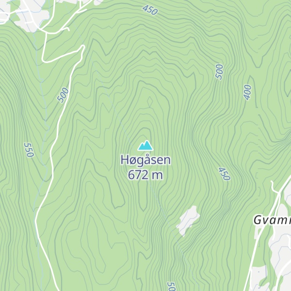 Map of Høgåsen