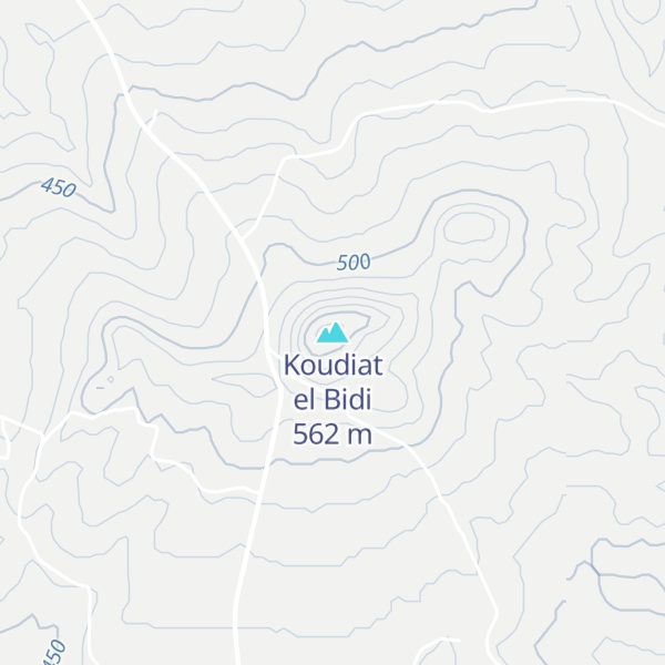 Map of Koudiat el Bidi