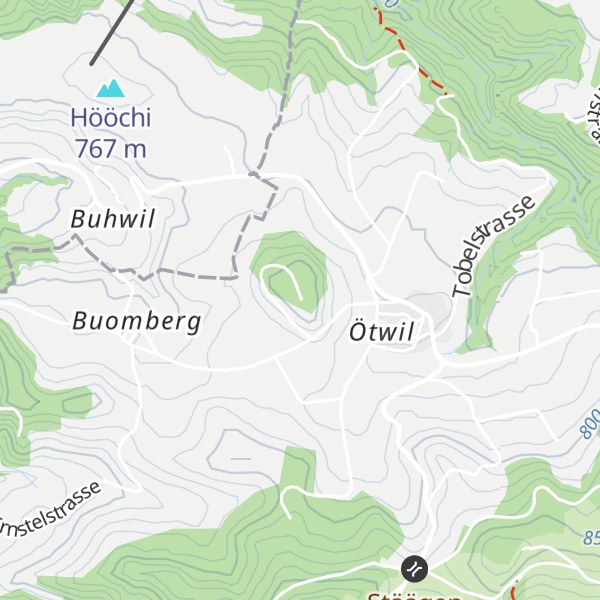 Map of Chrobüel