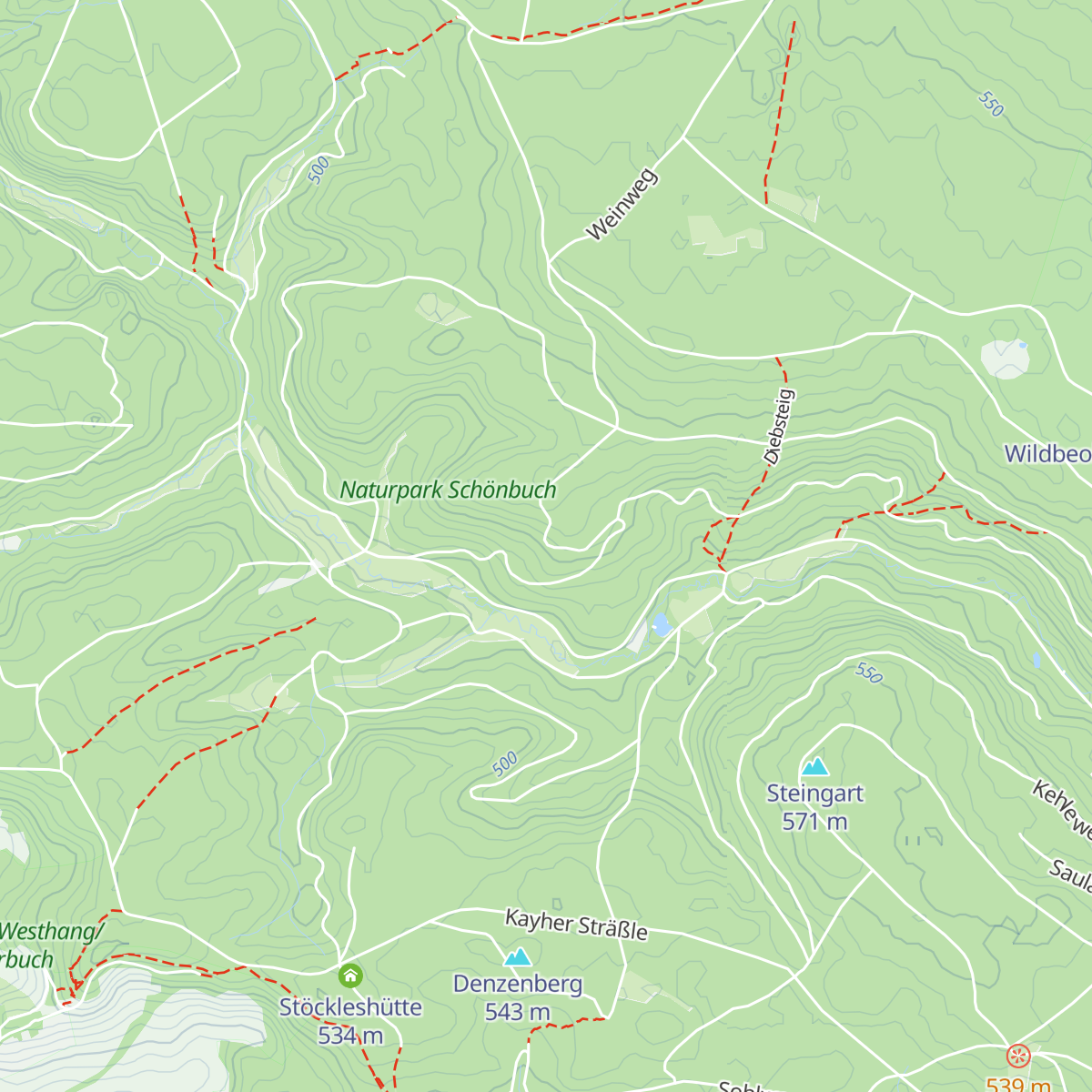 Falkenkopfhütte map