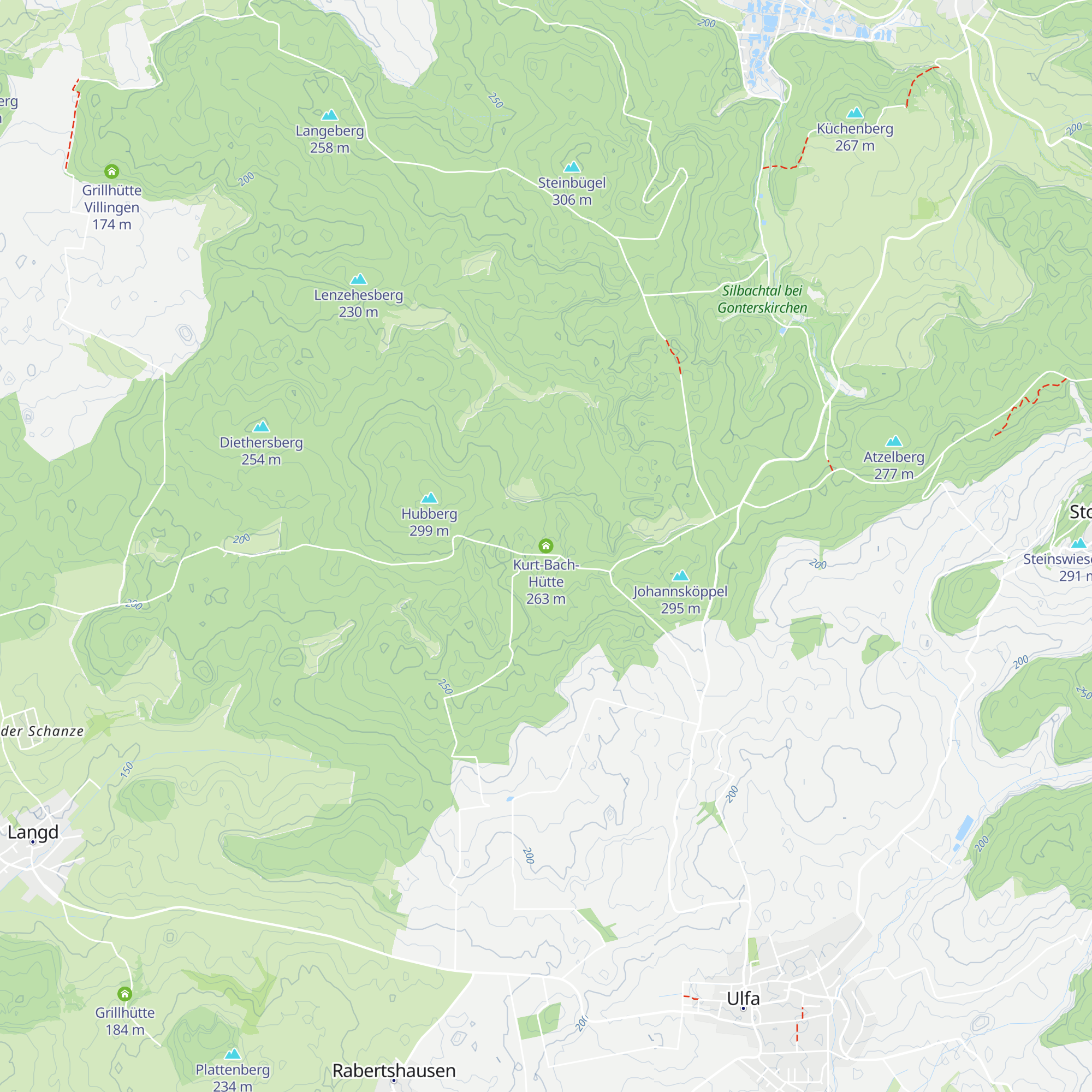 Kurt-Bach-Hütte map