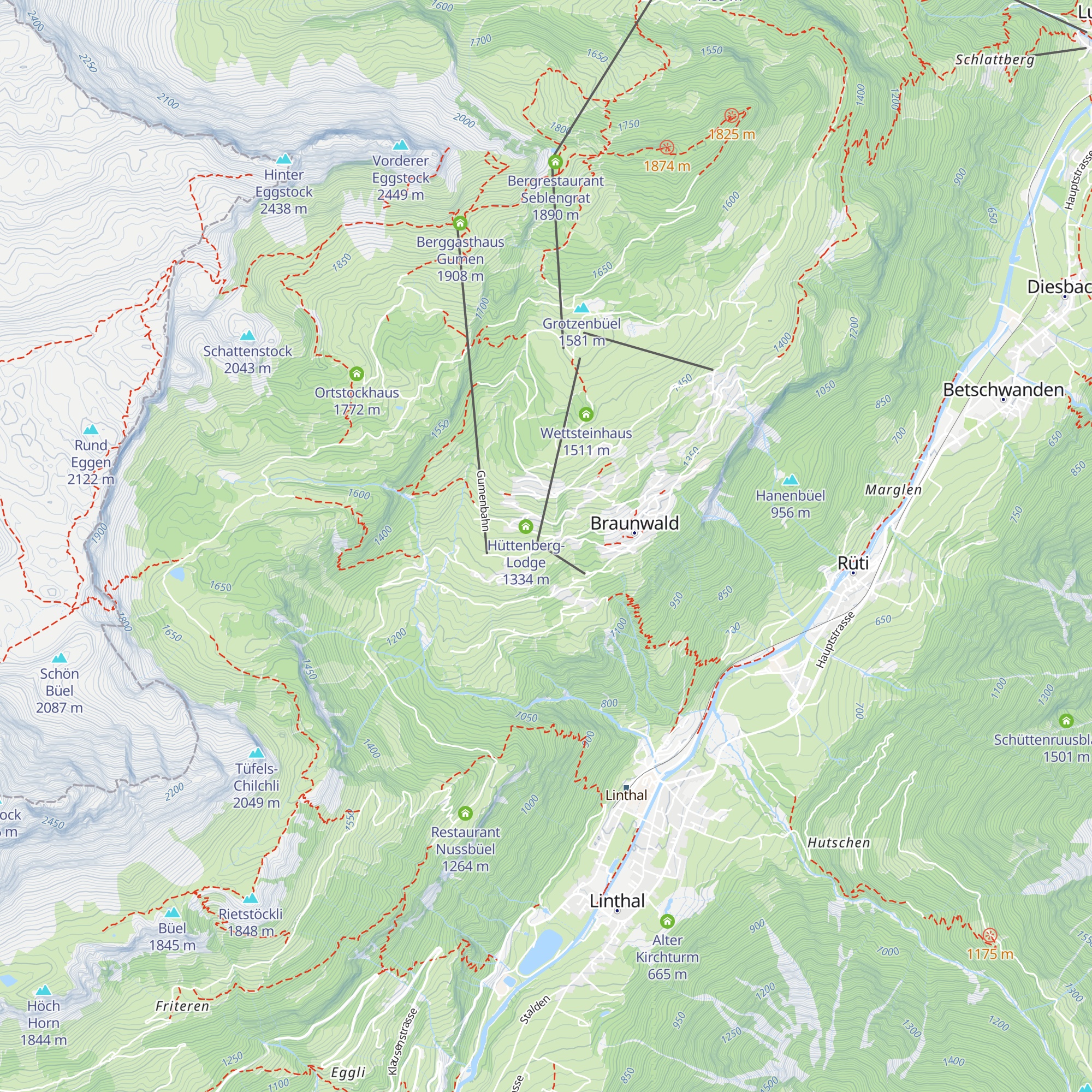 Hüttenberg map
