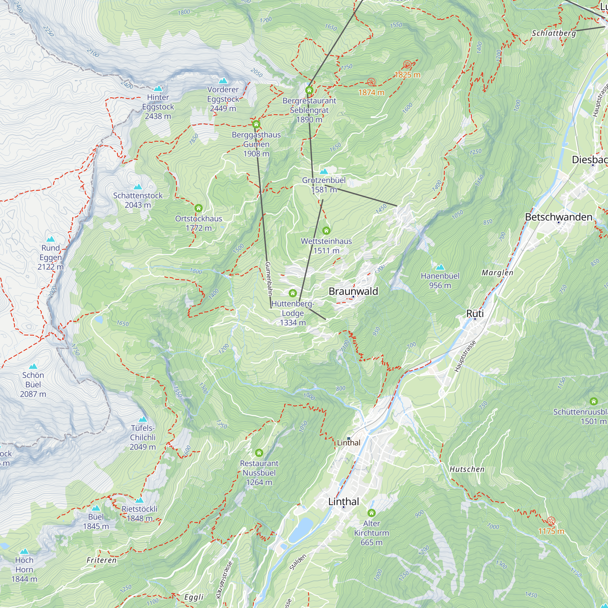 Hüttenberg map