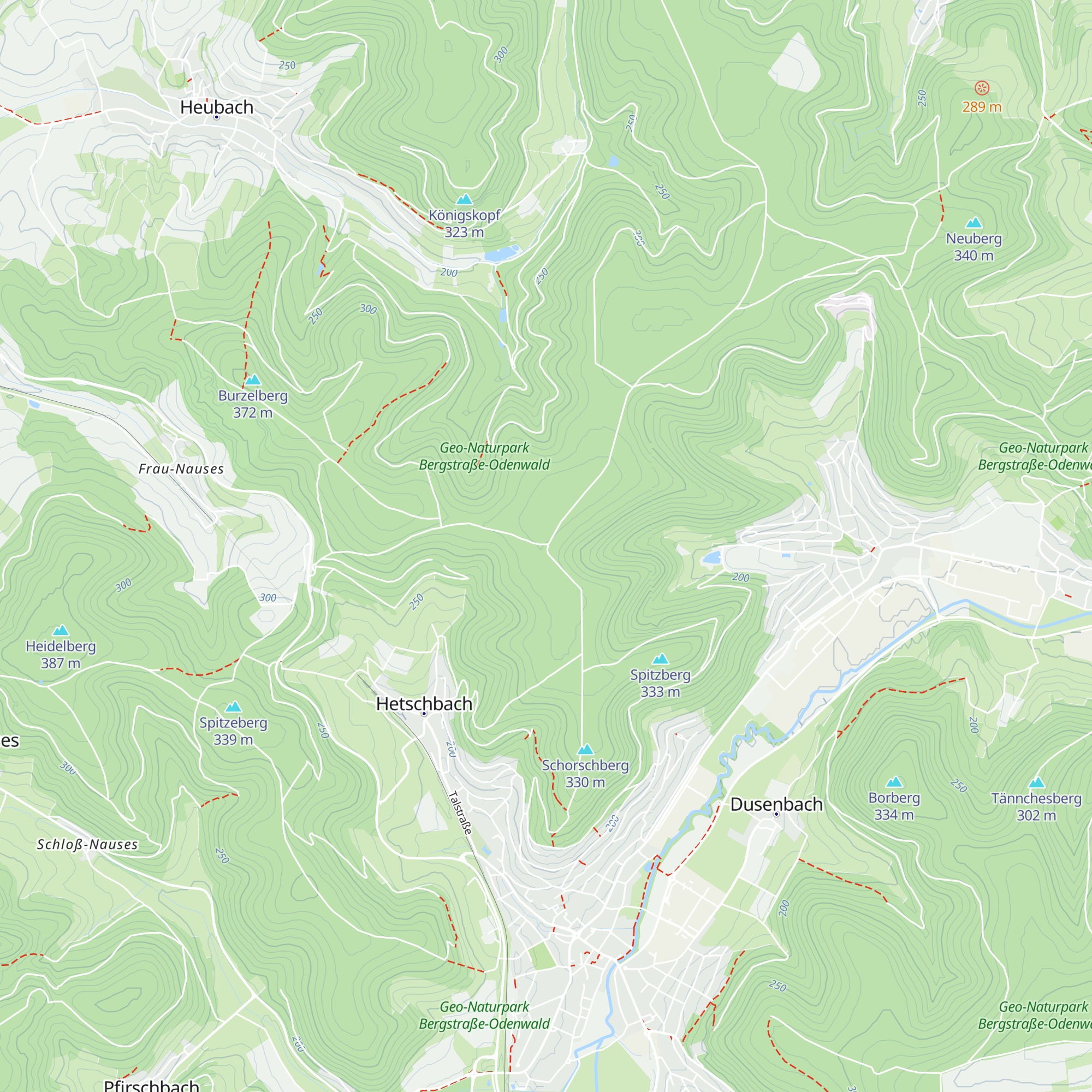 Hirsenberg Hütte map