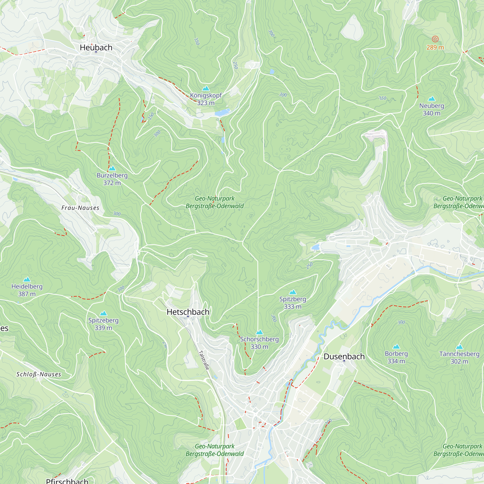 Hirsenberg Hütte map