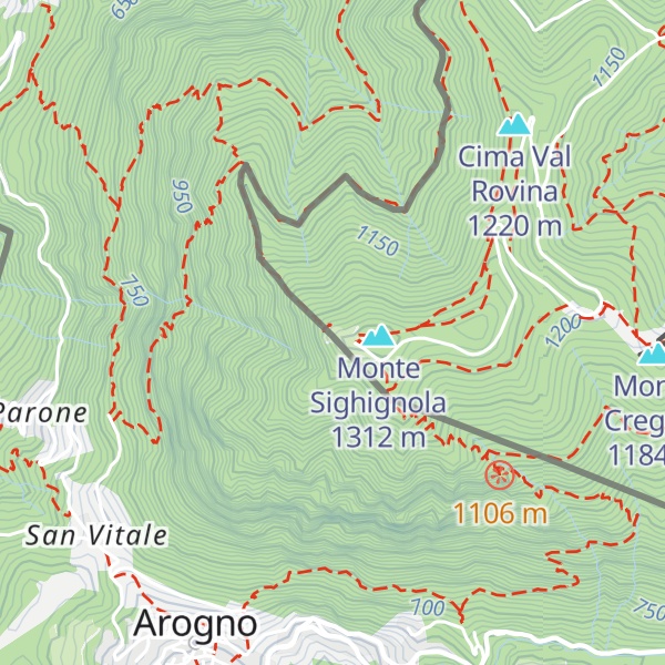Map of Balcone d'Italia