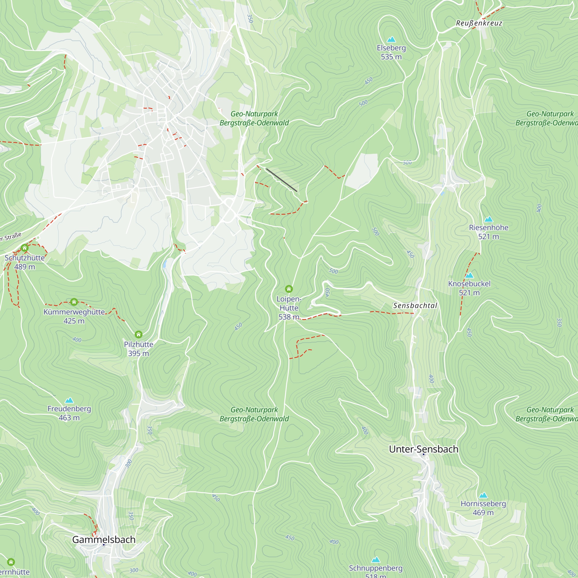 Loipen-Hütte map