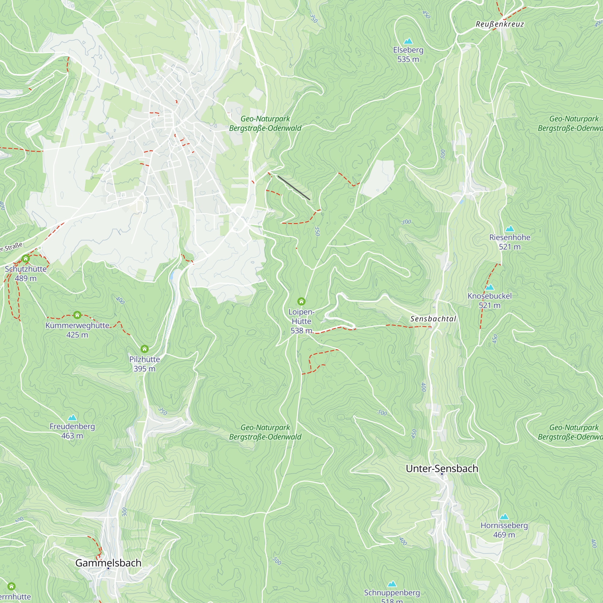 Loipen-Hütte map