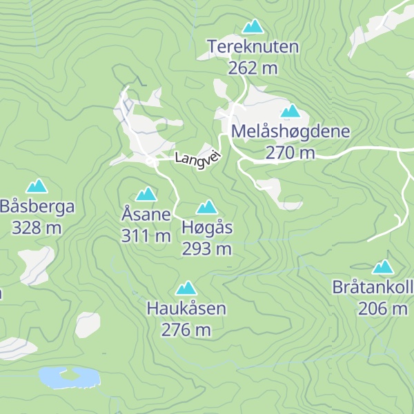 Map of Høgås