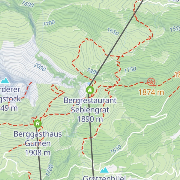 Map of Bergrestaurant Seblengrat