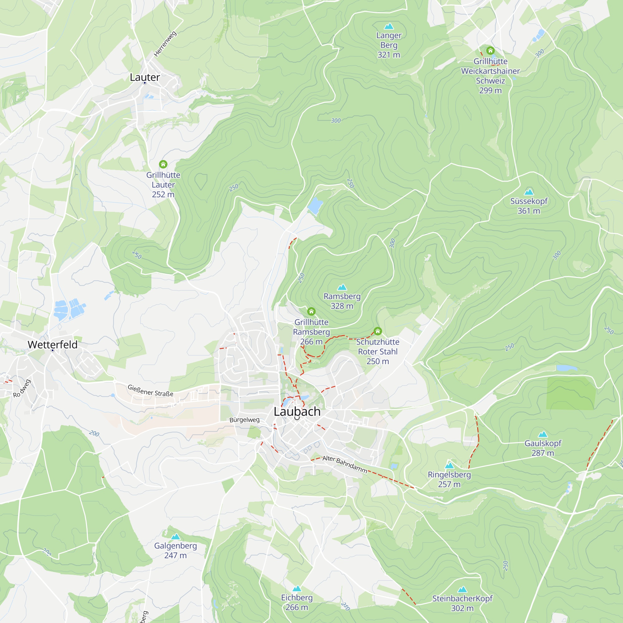 Grillhütte Ramsberg map