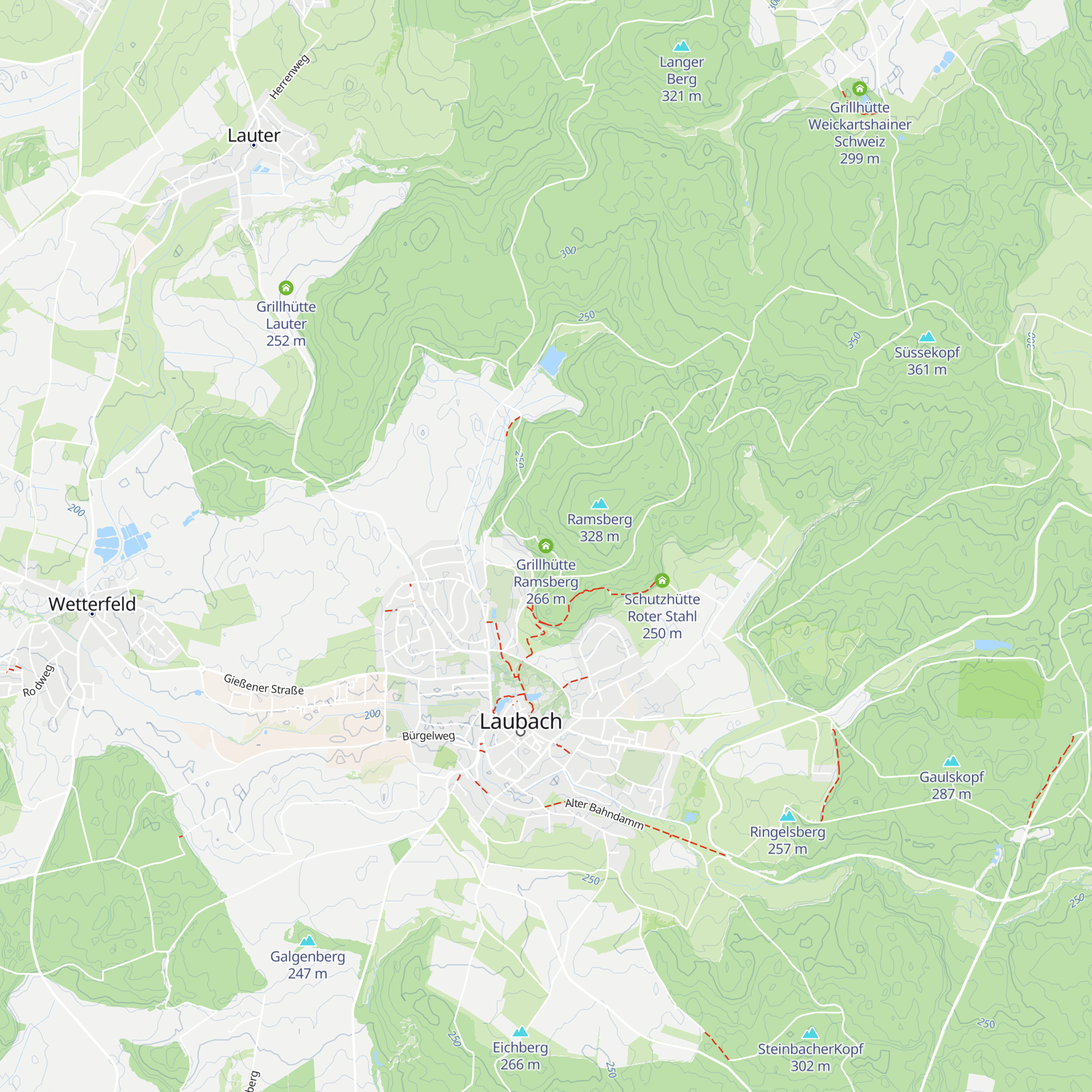 Grillhütte Ramsberg map