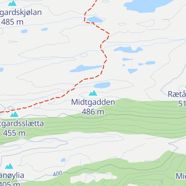 Map of Midtgadden