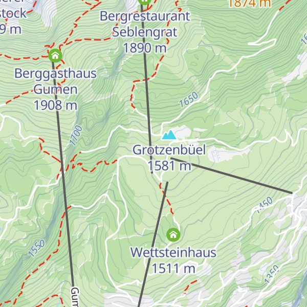 Map of Panorama-Jurte