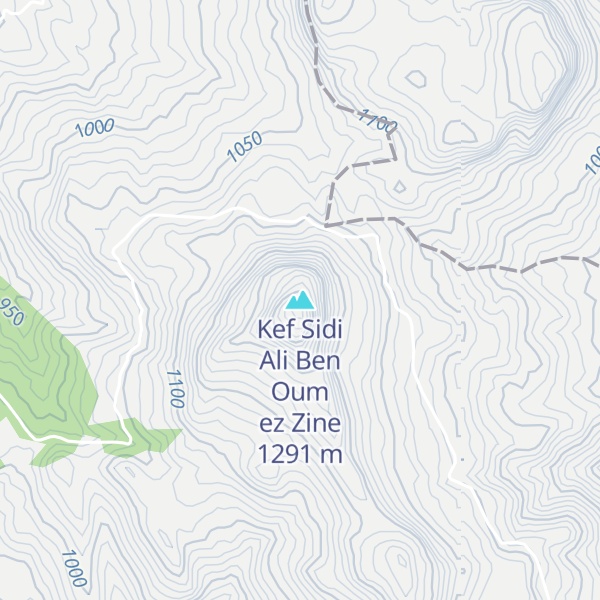 Map of Kef Sidi Ali Ben Oum ez Zine