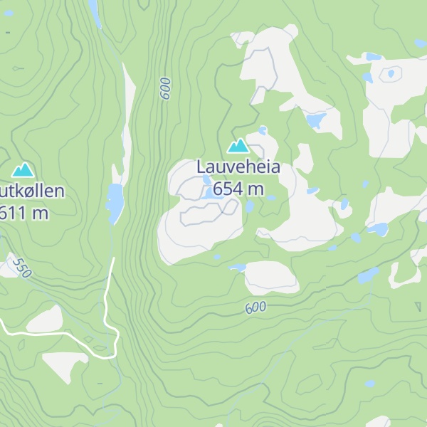 Map of Aslakbufjellet
