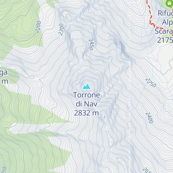 Map of Torrone di Nav
