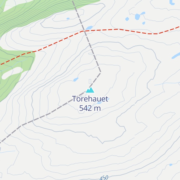 Map of Torehauet
