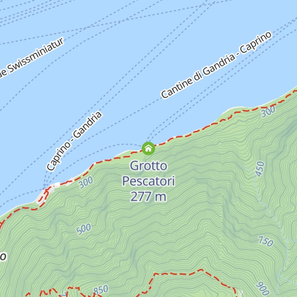 Map of Grotto Pescatori