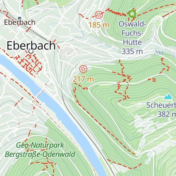 Map of Ludwig Neuer-Hütte