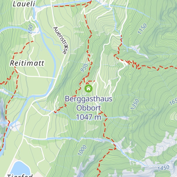 Map of Berggasthaus Obbort