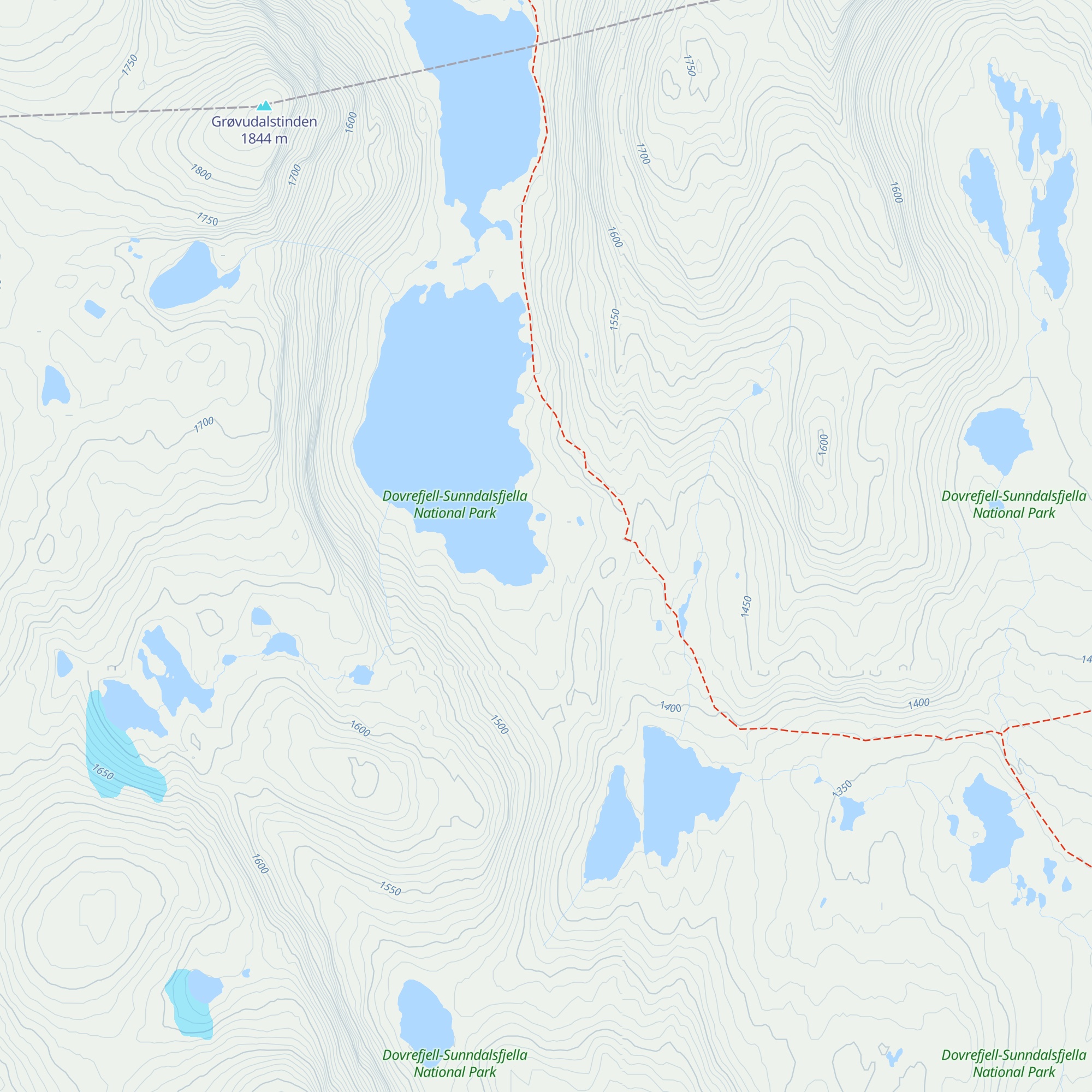 Salhøtjønnbue map