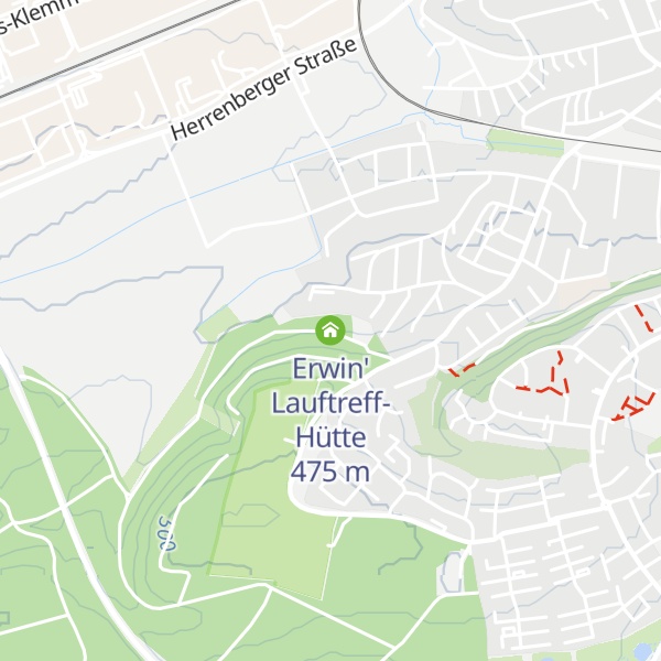 Map of Erwin' Lauftreff-Hütte