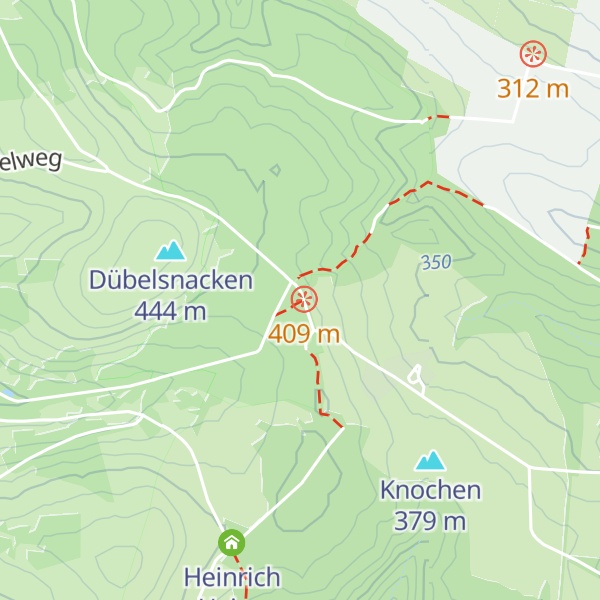 Map of Knochenhütte